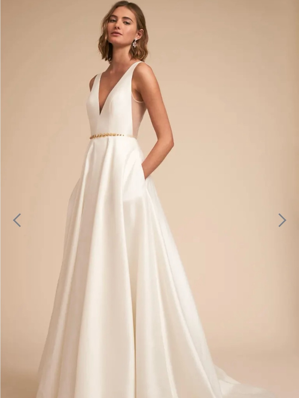 Jenny Yoo Octavia Wedding Dress Size 4 Ivory Never Worn, Unaltered, COVID Bride